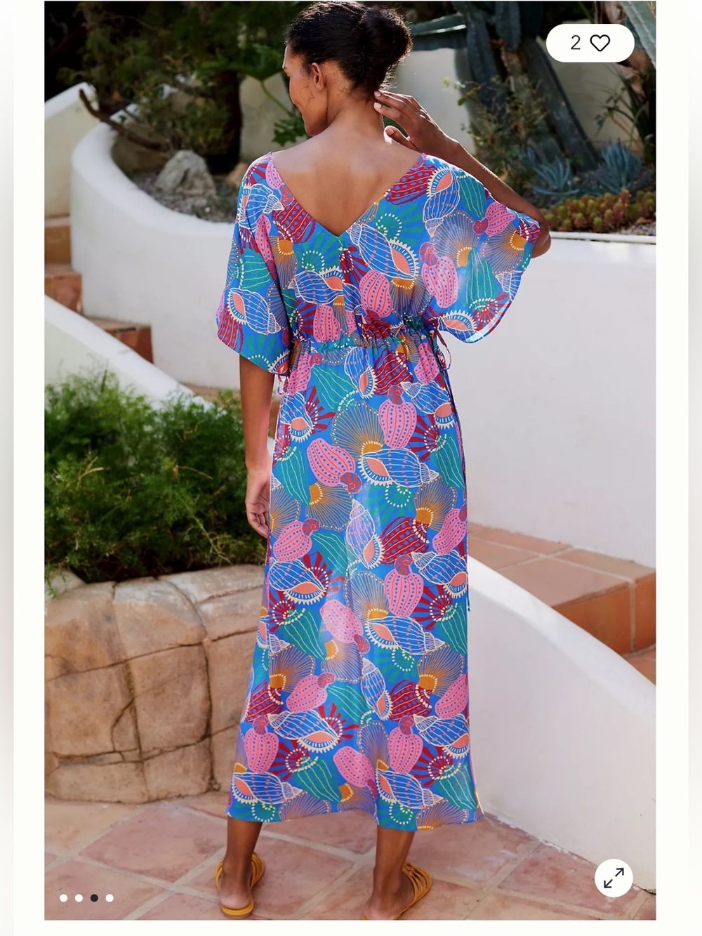 Farm Rio Seashell Cover-Up Maxi
Dress - Picture 3 of 10